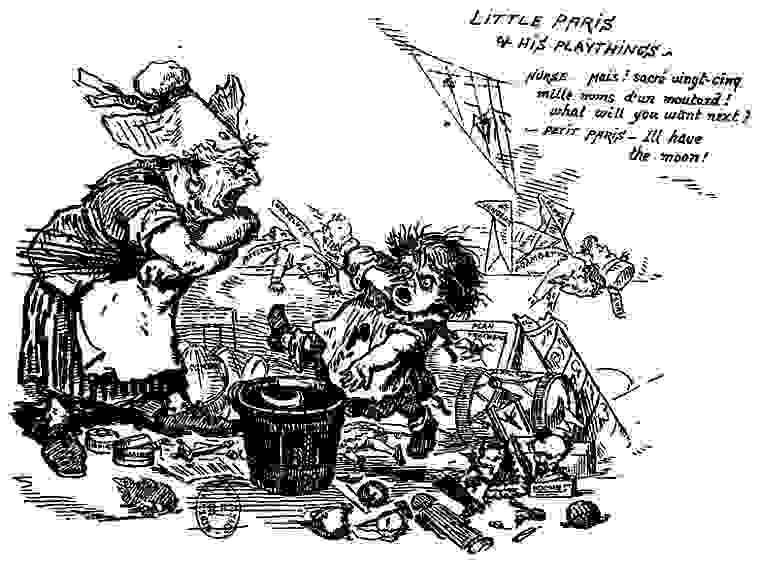 Little Paris and his Playthings. Nurse. Mais! Sacré mille noms d'un moutard! what will you want next? --PETIT PARIS: I'll have the moon!