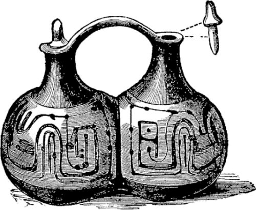 Illustration: TAIL PIECE—TWIN BOTTLES