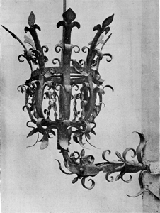 LII. Wrought Iron Lantern on the Palazzo Baroni nel Fillungo, Lucca.