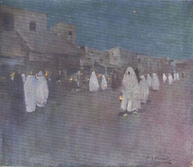 A NIGHT SCENE, MOGADOR