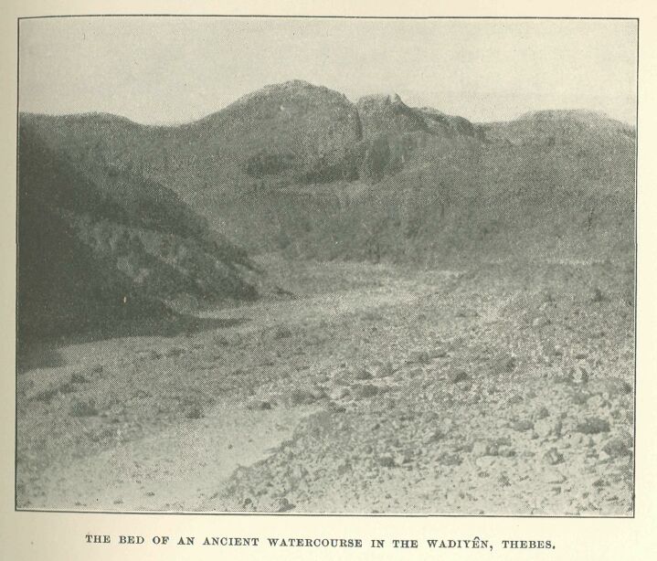 007.jpg the Bed of an Ancient Watercourse in The Wadiyn, Thebes. 