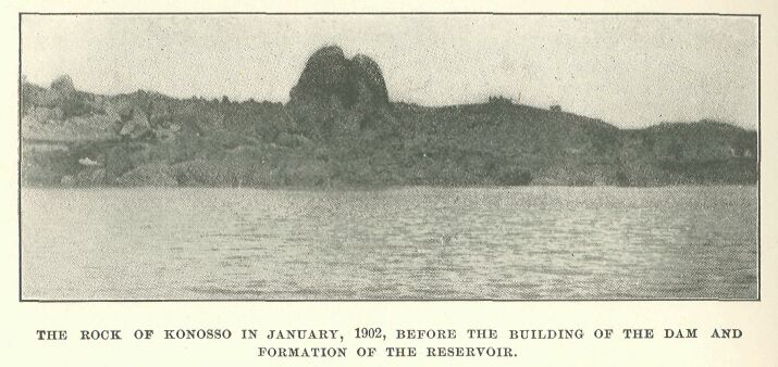 452.jpg the Rook of Konosso in January, 1902, Before The Building of the Dam and Formation Of The Reservoir. 