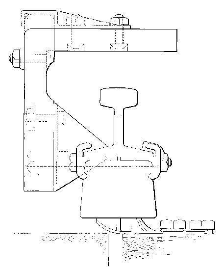 ASSEMBLY OF CONTACT RAIL AND PROTECTION