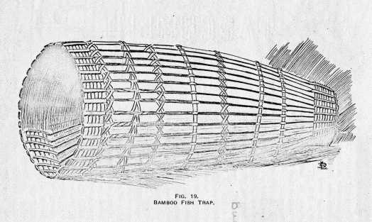 FIG. 19. BAMBOO FISH TRAP.