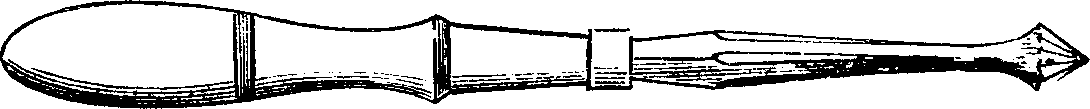 Illustration:
Fig. 3. Hand drill for boring bone. 