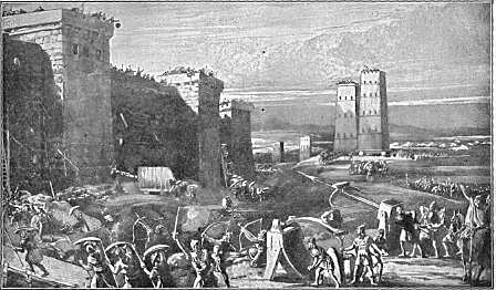 THE SIEGE OF JERUSALEM BY THE
ROMANS UNDER TITUS, a.d. 70

"When ye shall see Jerusalem compassed with armies, then
know that the desolation thereof is nigh." Luke 21:20.