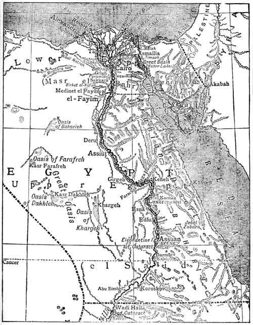 SKETCH-MAP OF EGYPT.