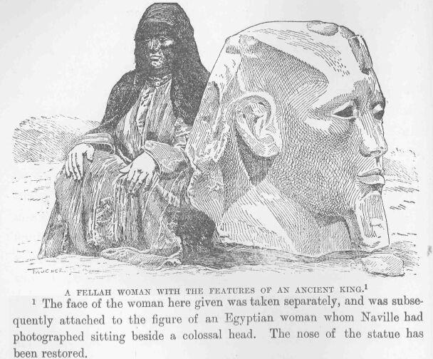 062.jpg a Fellah Woman With the Features of an Ancient
King. 1 
