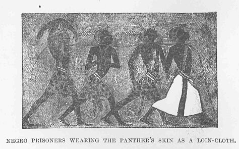 066.jpg Negro Prisoners Wearing the Panther's Skist As A
Loin-cloth. 
