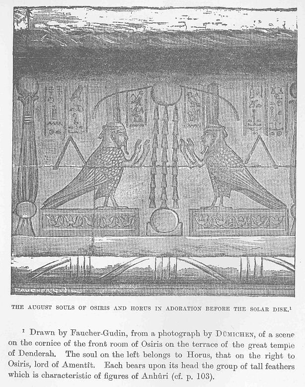 148.jpg the August Souls of Osiris and Horus in Adoration
Before the Solar Disk. 1 
