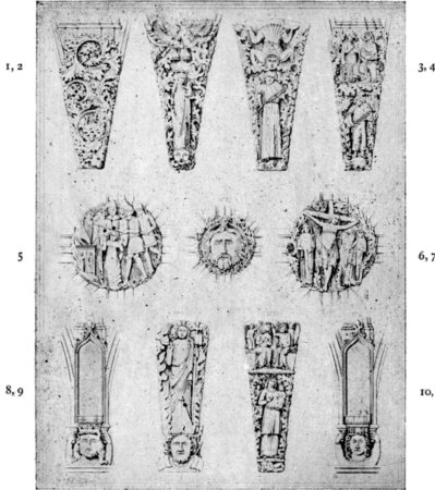 CORBELS AND BOSSES (FROM BRITTON'S 'EXETER,' 1826).