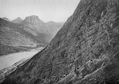 Trail over Gunsight Pass, Glacier National Park