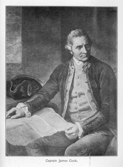 Captain James Cook.