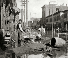 A. DEVASTATION IN HEBREW QUARTER, PATERSON, N. J.