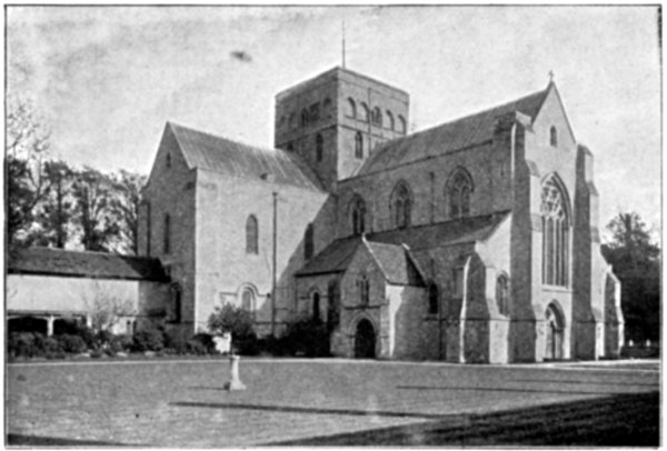 ST CROSS FROM THE QUADRANGLE.