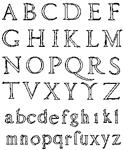 27. SPANISH RENAISSANCE ALPHABET. JUAN De YCIAR, 1550