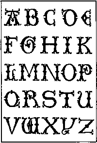 49. EARLY ENGLISH CAPITALS. 16th CENTURY