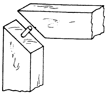 Fig. 268-53 Doweled miter