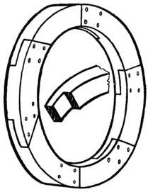 Fig. 336.—Circular Rim
    in Halved Segments.