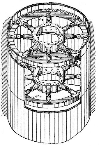 Fig. 54.—Curbing for Concrete Piers (Jackson Patent).