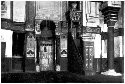 The interior of the Tomb Mosque of Kalaûn