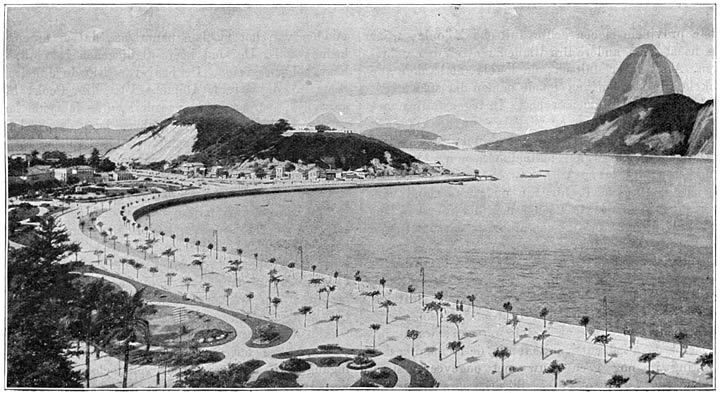 Hoekje aan de baai van Rio de Janeiro.