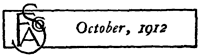 October, 1912