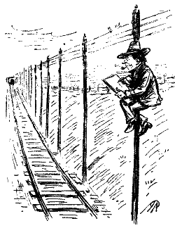 An Artist's work 'on the Line.'