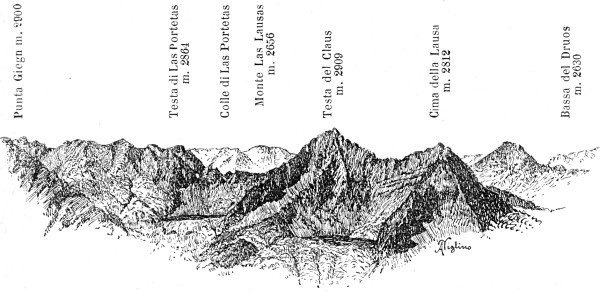 La testata di Val Vallasco dal Colle di Valmiana