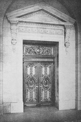 DOOR OF EXHIBITION ROOM