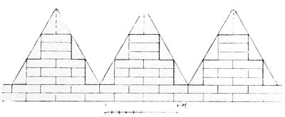 Fig. 104.—Battlements from an Assyrian palace.