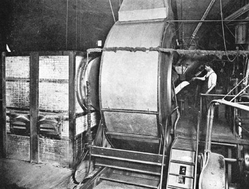 Jumbo Coffee Roaster, in the Arbuckle Coffee-Roasting Plant, New York