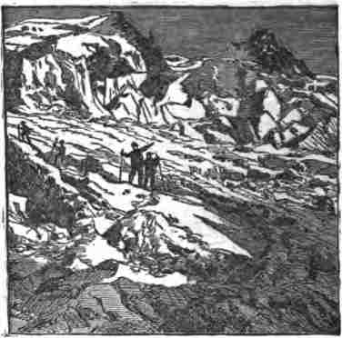 Passage Of The Bossons Glacier.