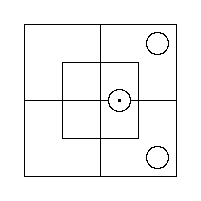 Diagram representing all y prime are m