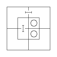 Diagram representing x m prime exists and all m are y