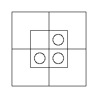 Diagram representing x prime m and y prime m do not exist