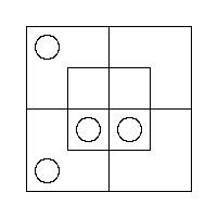 Diagram representing x prime m and y m prime do not exist