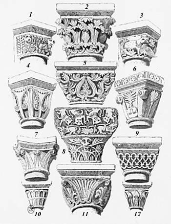 Bocherville.
Sculptured Capitals.