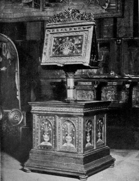 Plate 19.—Lectern in Pinacoteca, Lucca.