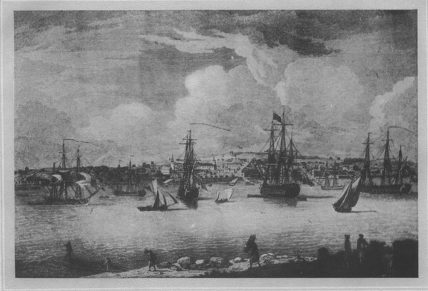 Halifax and Harbour from Dartmouth about 1760 Drawn on
the spot by Richard Short