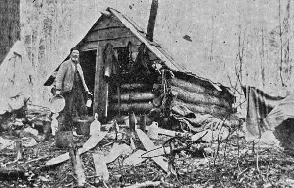 PENNSYLVANIA FOX TRAPPER'S CABIN.