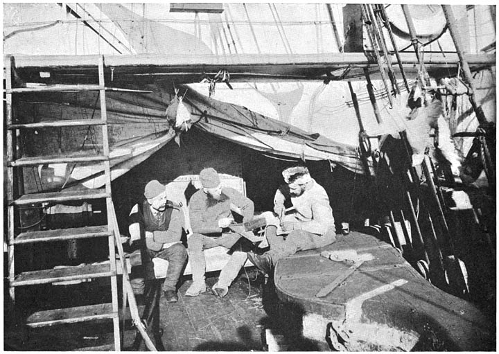 Workshop on Deck. July, 1895