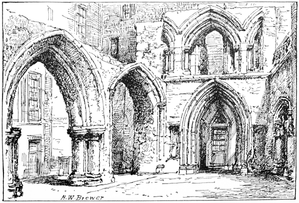 ARCHES FROM THE "CELLAR" UNDER THE HOUSE OF LORDS.