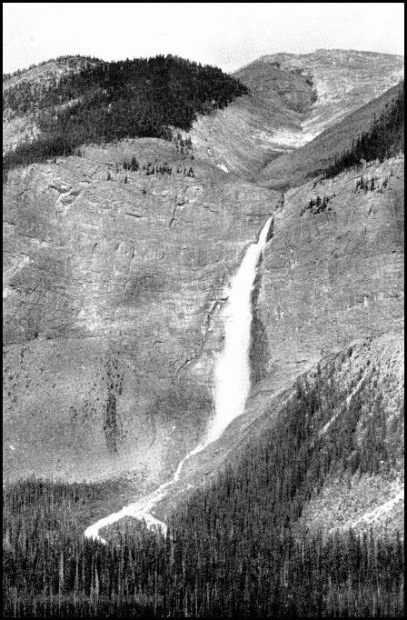 TAKAKKAW FALL, YOHO VALLEY—1,200 feet high.