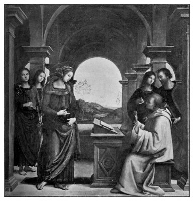 THE VIRGIN APPEARING TO ST. BERNARD