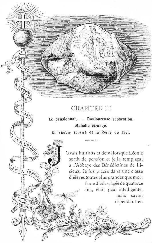 LE SEIGNEUR A TENDU SA MAIN. IL M'A DLIVR DE MON
TERRIBLE ADVERSAIRE. IL M'A SAUVE PARCE QU'IL S'EST COMPLU EN MOI. Ps.
XVIII