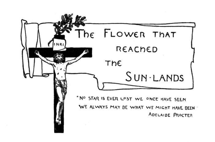 The Flower that reached the Sun-lands. No star is ever lost we once have seen, We always may be what we might have been. Adelaide Procter