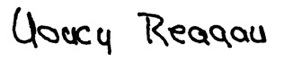 Signature of Nancy Reagan