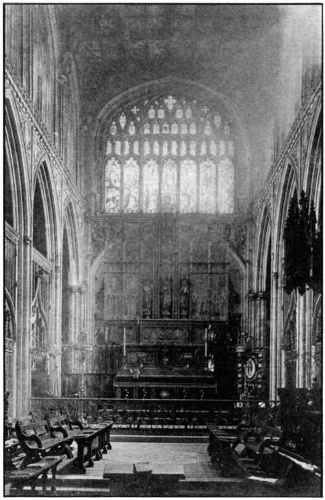 THE CHOIR, LOOKING EAST.