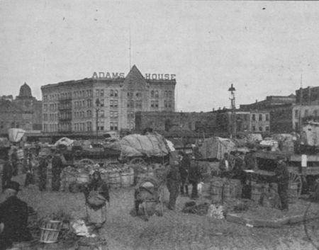 Market Scene. New York.